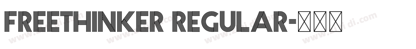 Freethinker Regular字体转换